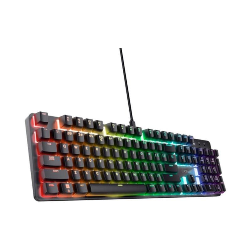 Teclado Mecânico Gamer Trust Gaming GXT 871 Zora, RGB, USB 2.0